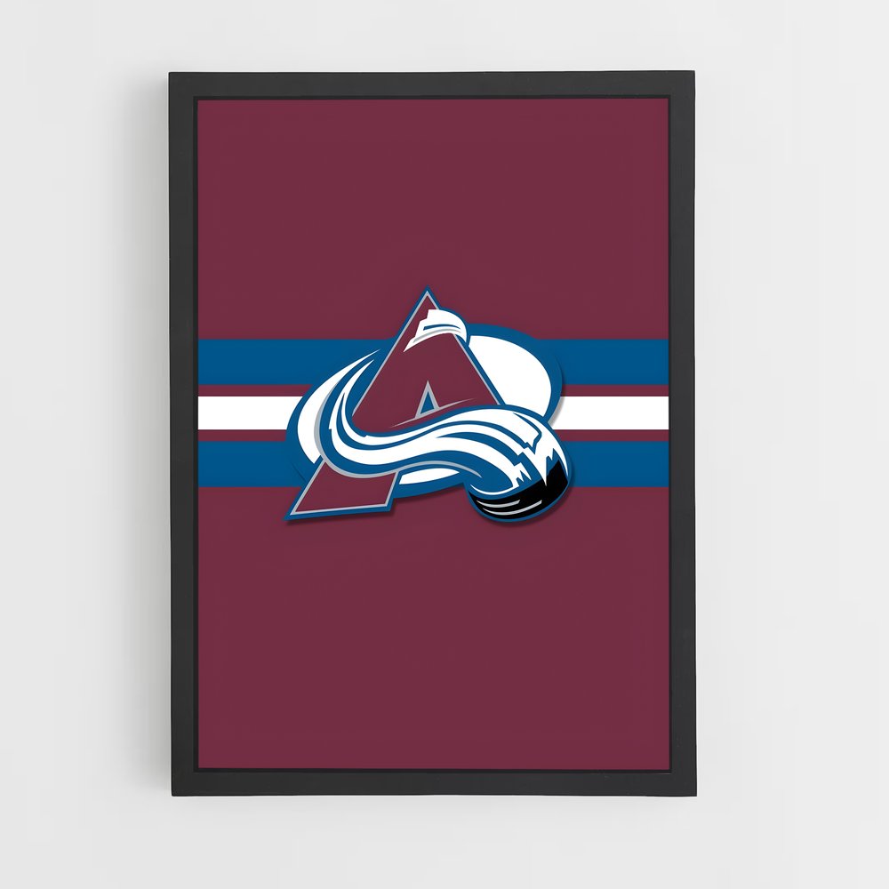 Poster Avalanche Éternelle – affiche Hockey sur glace (vue 2)